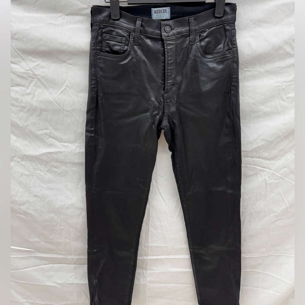 Agolde Waxed Skinny Jean